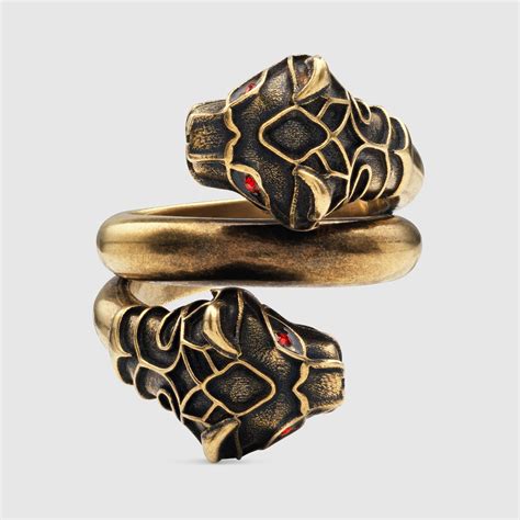 fake gucci tiger ring